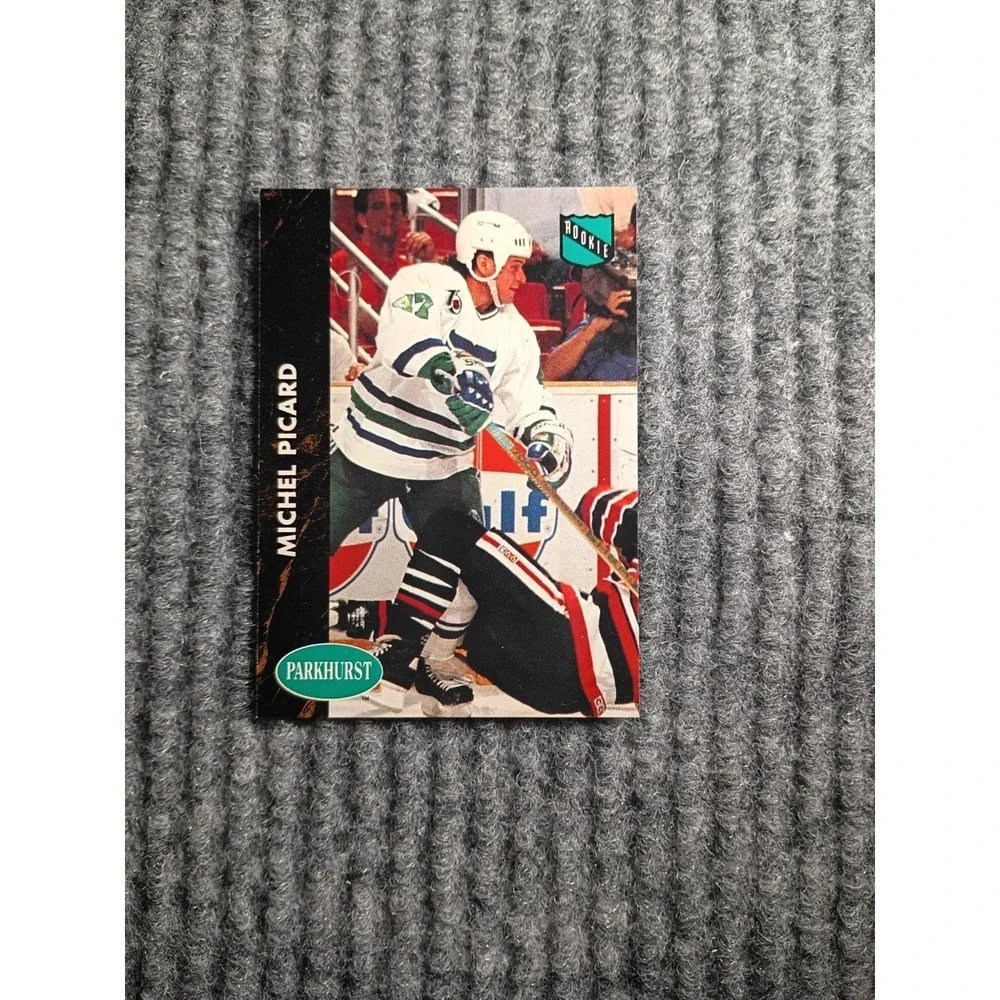 1991 Parkhurst Hartford Whalers Michael Picard Rookie Hockey Card #56